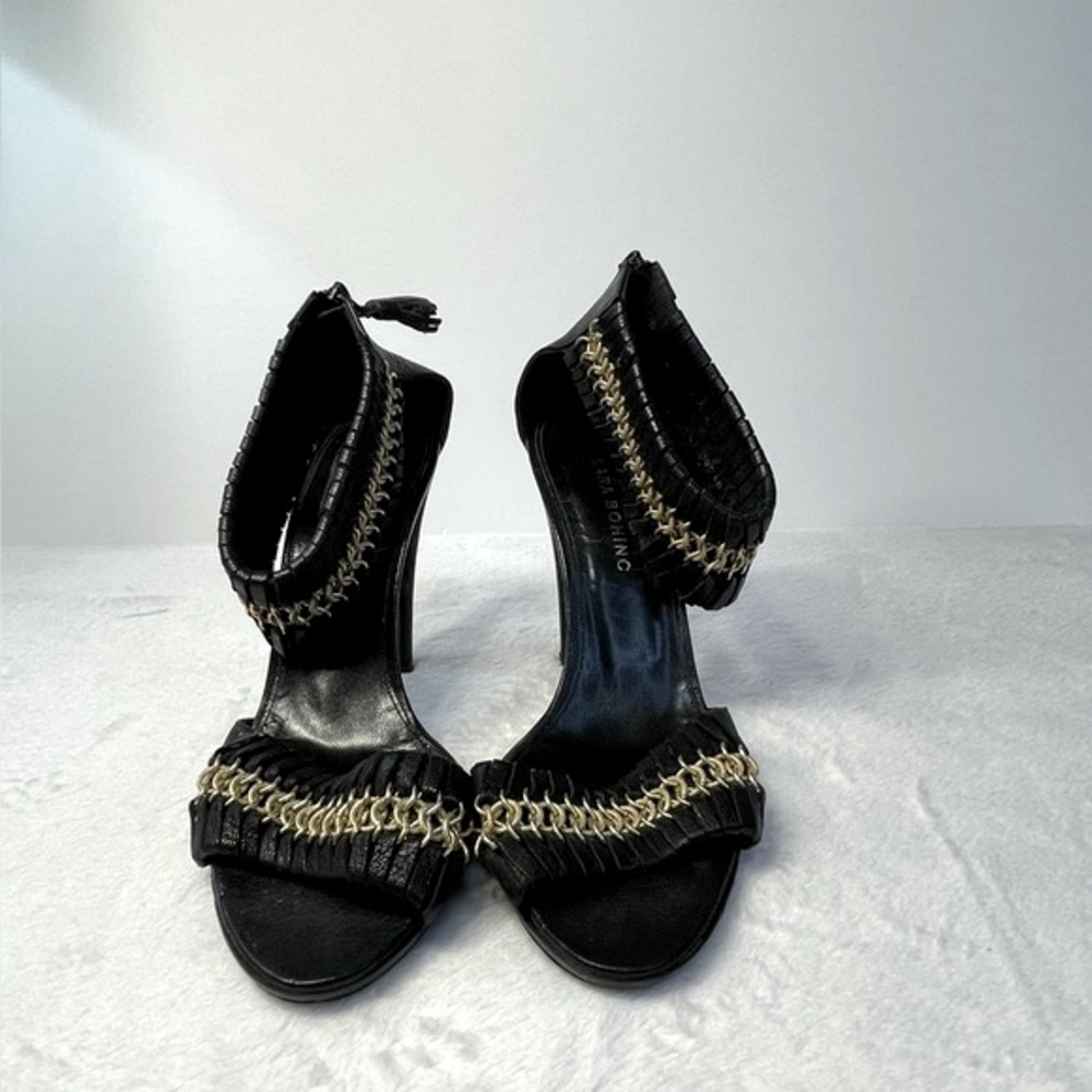 Lara Bohinc Black Leather Sandals